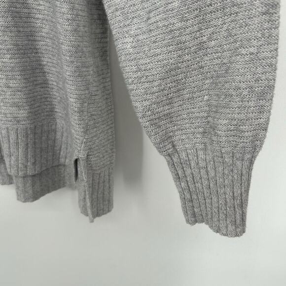 NEW Old Navy Gray Knit Tunic Sweater Boat Neck Lightweight Ribbed Trim Size XL - Picture 4 of 10
